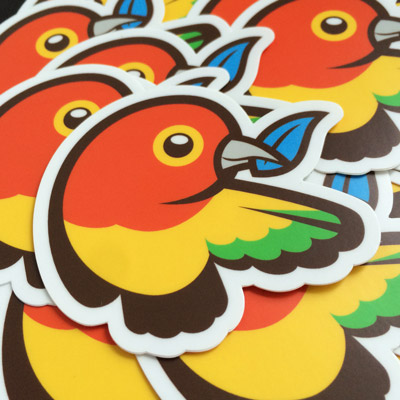 Bower stickers